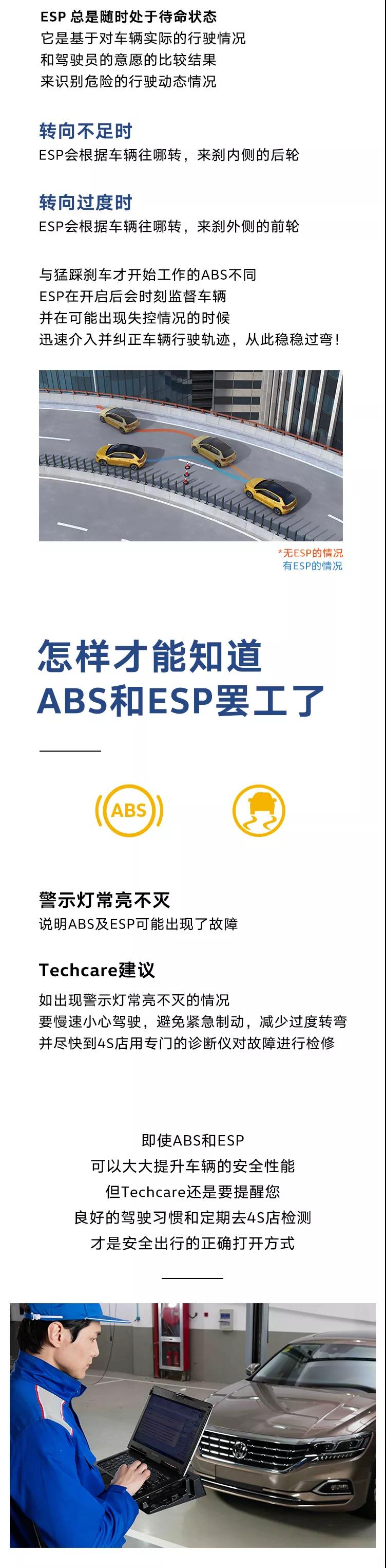 【Techcare】ABS、ESP到底有啥用？